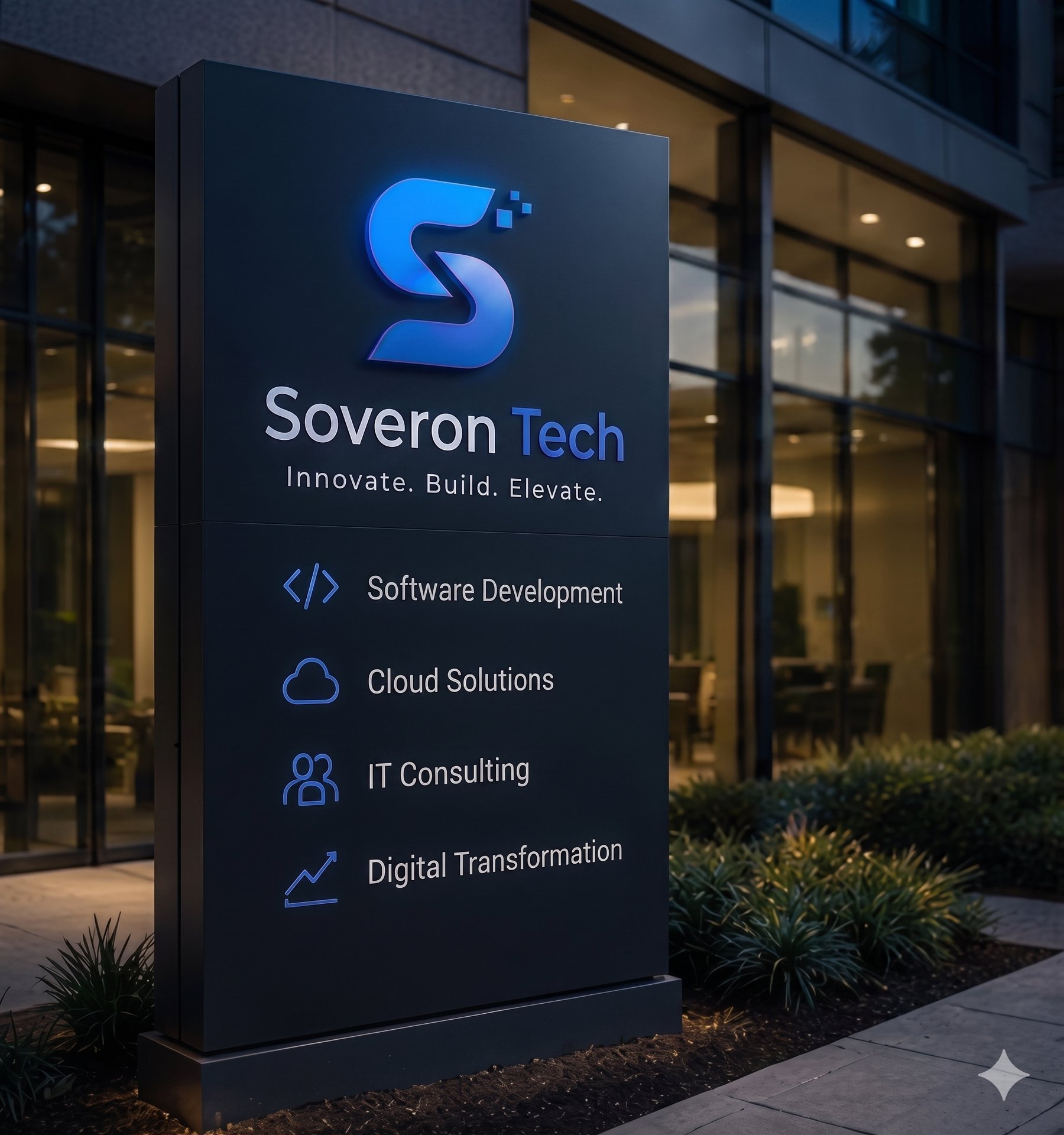 Soveron Tech pylon sign listing services